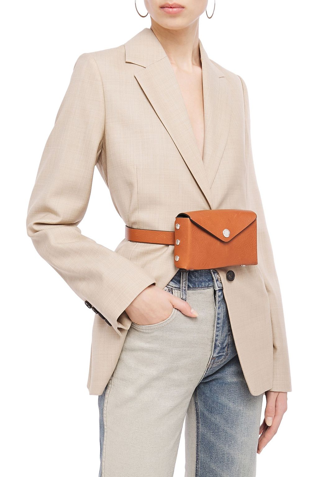RAG & BONE Atlas textured-leather belt bag