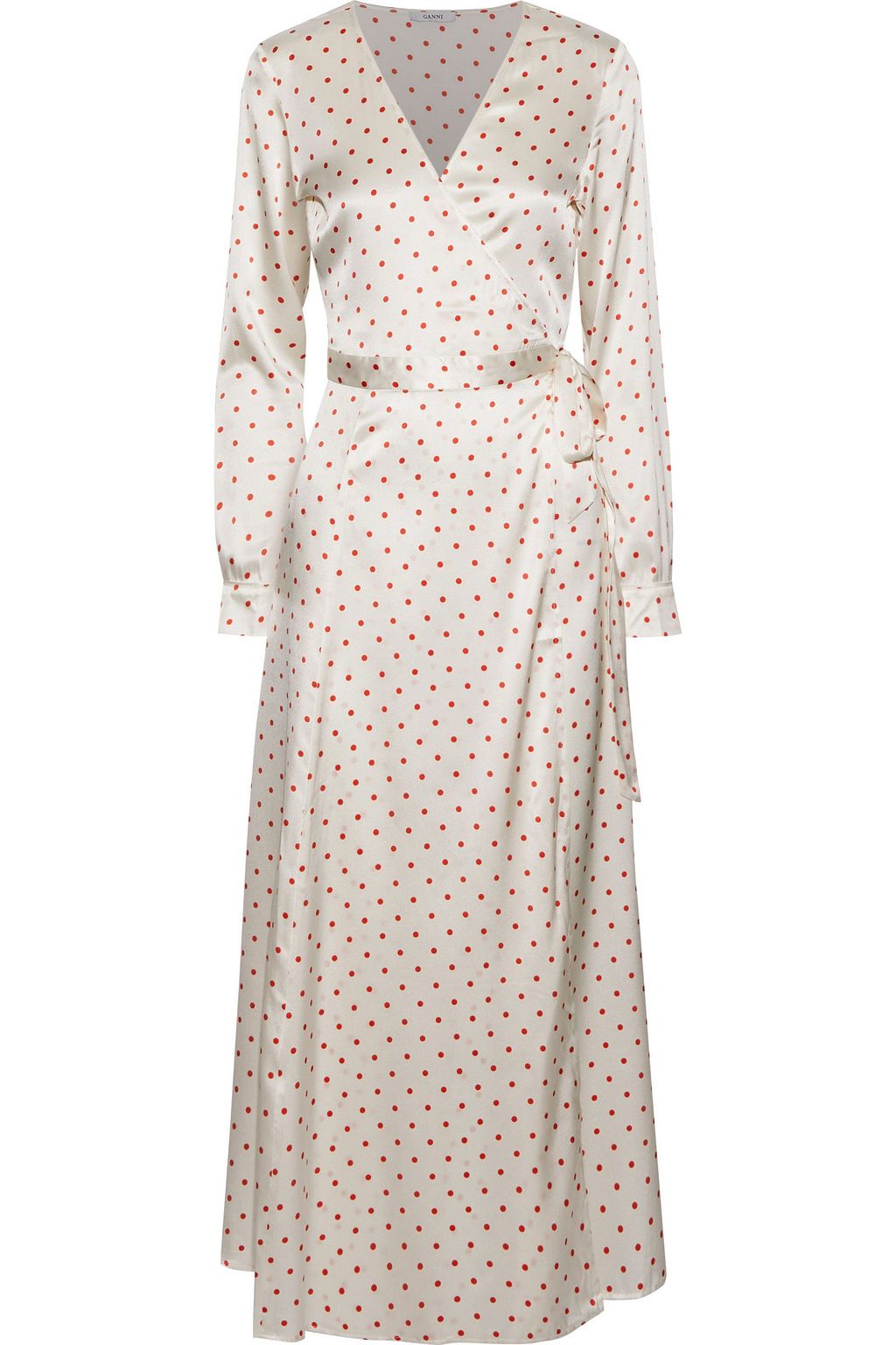 polka dot dress silk
