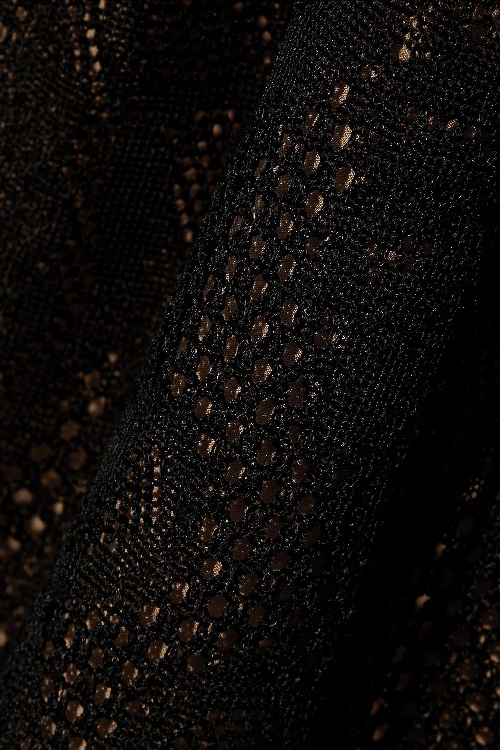 BALMAIN Pointelle-knit mini dress
