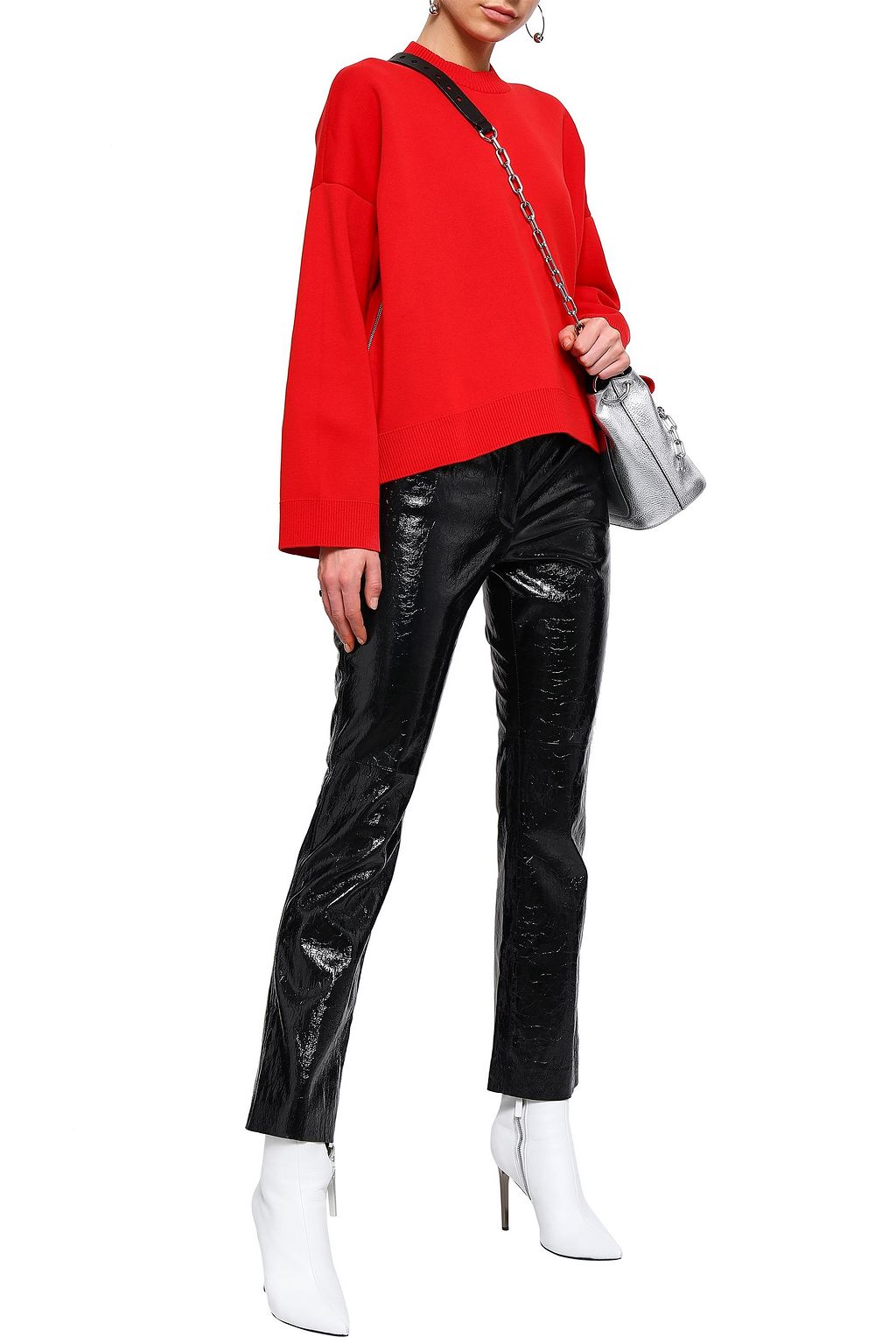 RABANNE Cotton-blend sweater