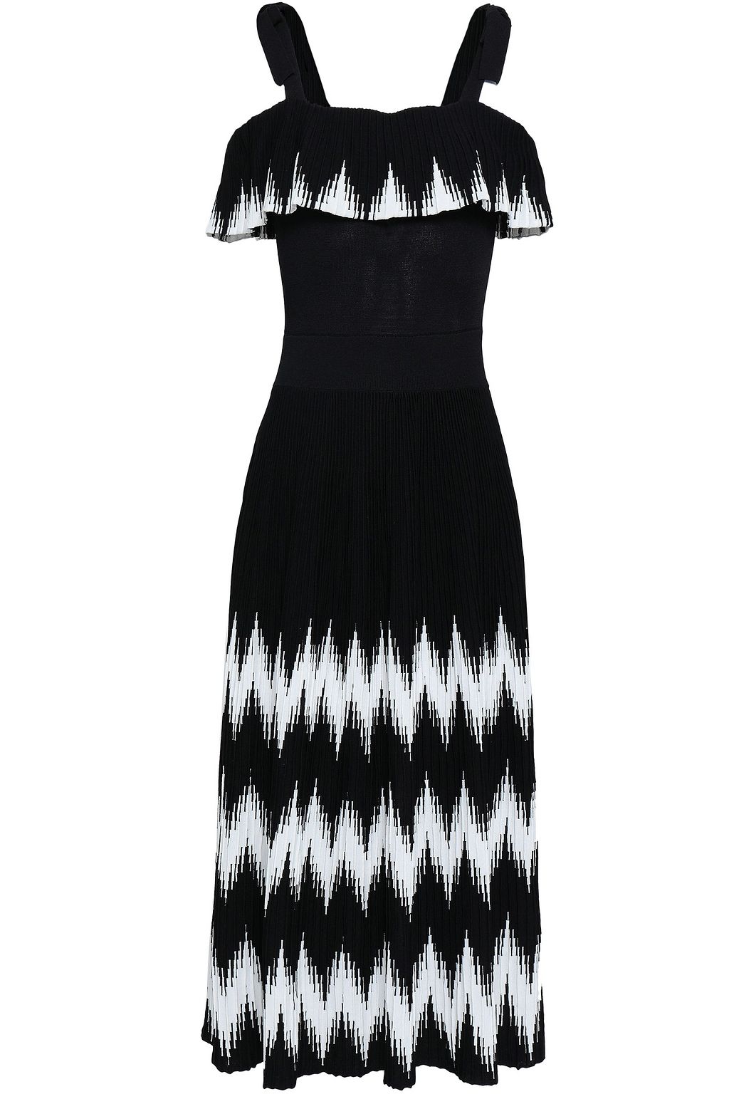 maje off shoulder dress