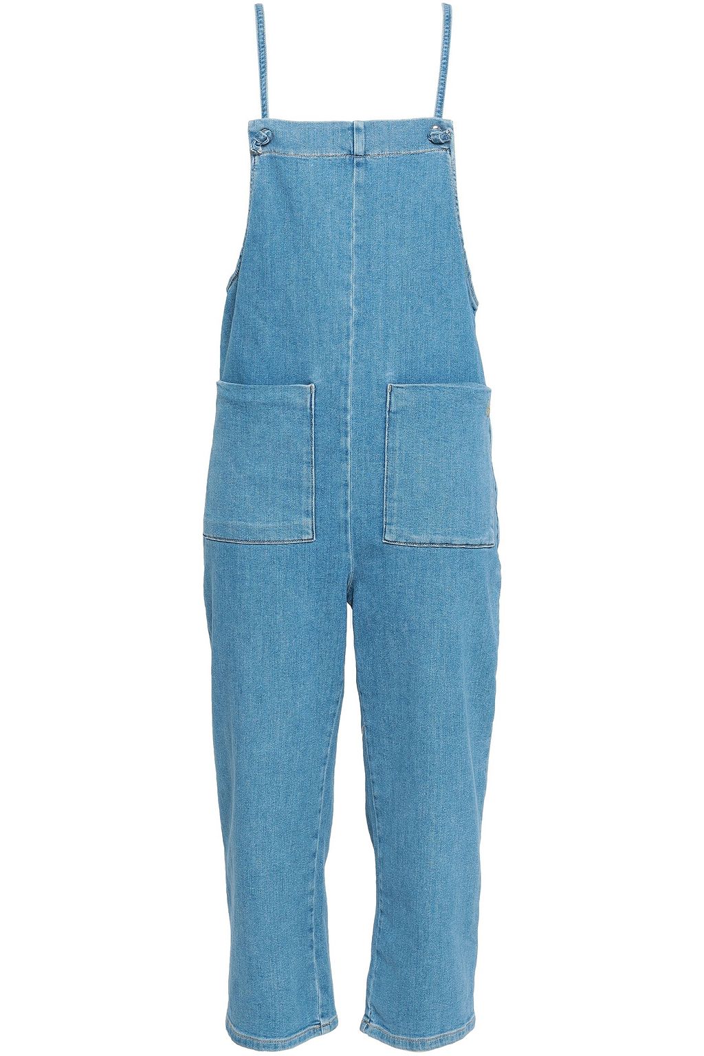 designer denim overalls