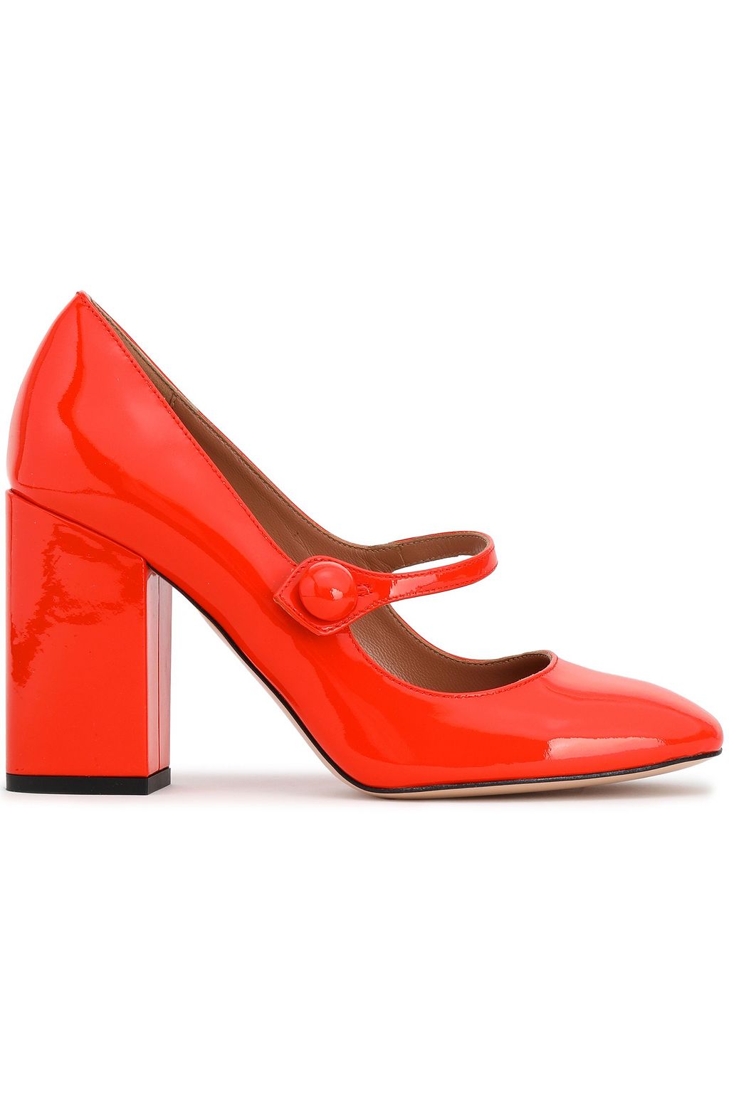 orange mary jane heels