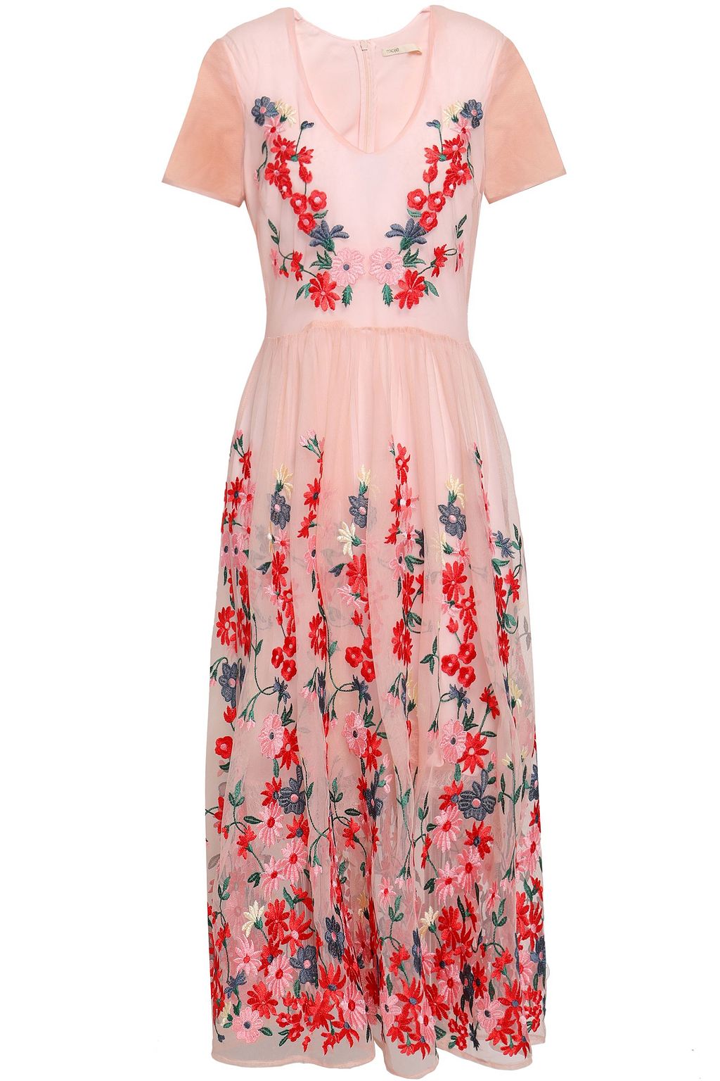 maje pink dress