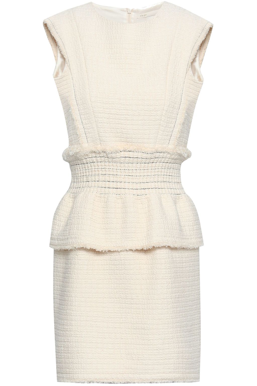 tweed peplum dress