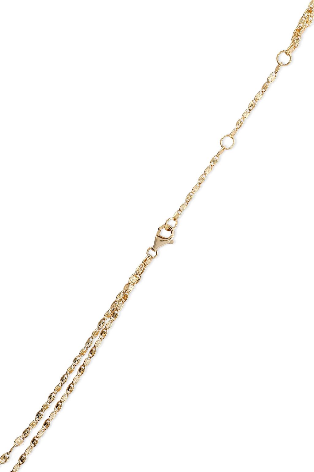 IRIS & INK 18-karat gold-plated sterling silver necklace