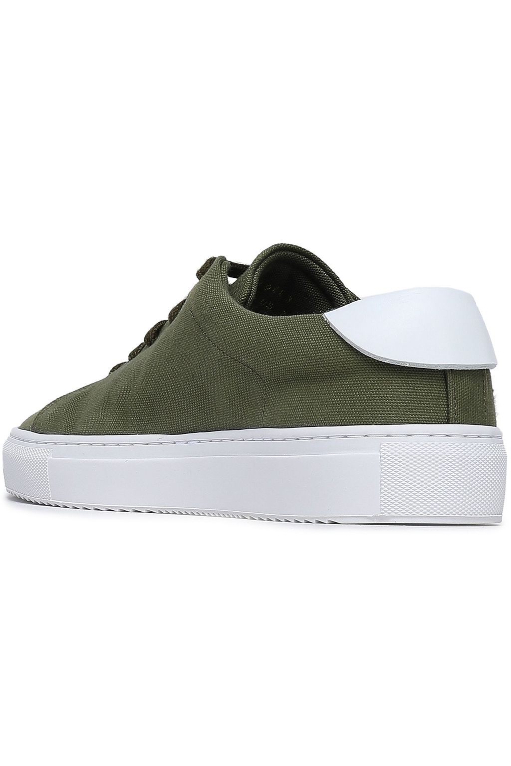 AXEL ARIGATO Leather-trimmed canvas sneakers