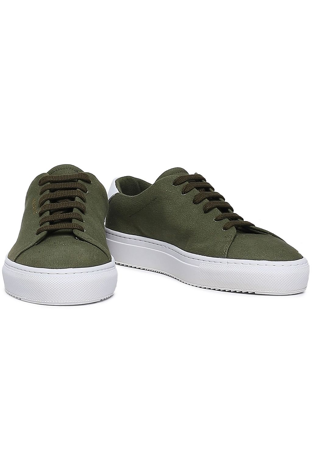AXEL ARIGATO Leather-trimmed canvas sneakers