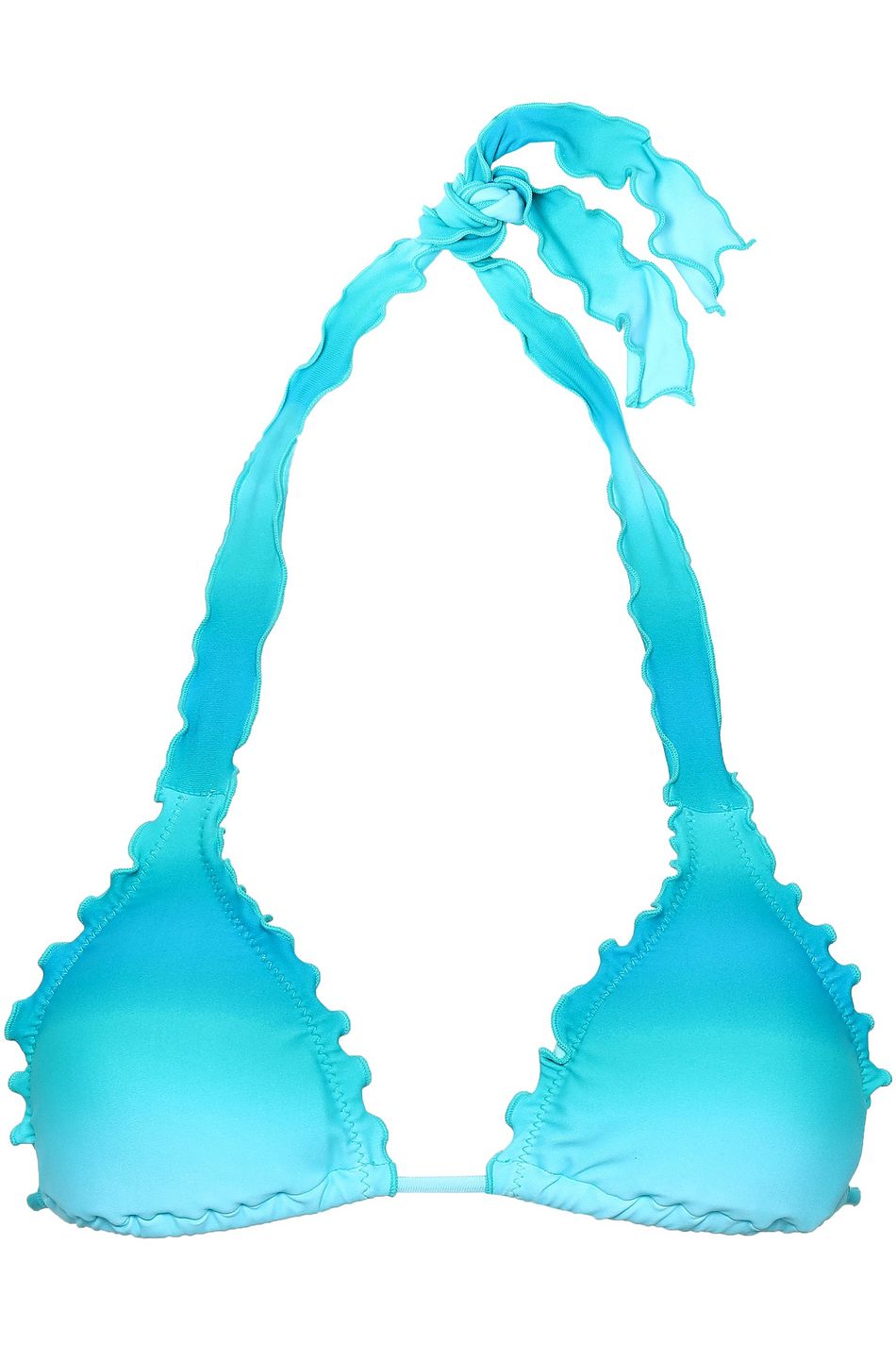 turquoise triangle bikini