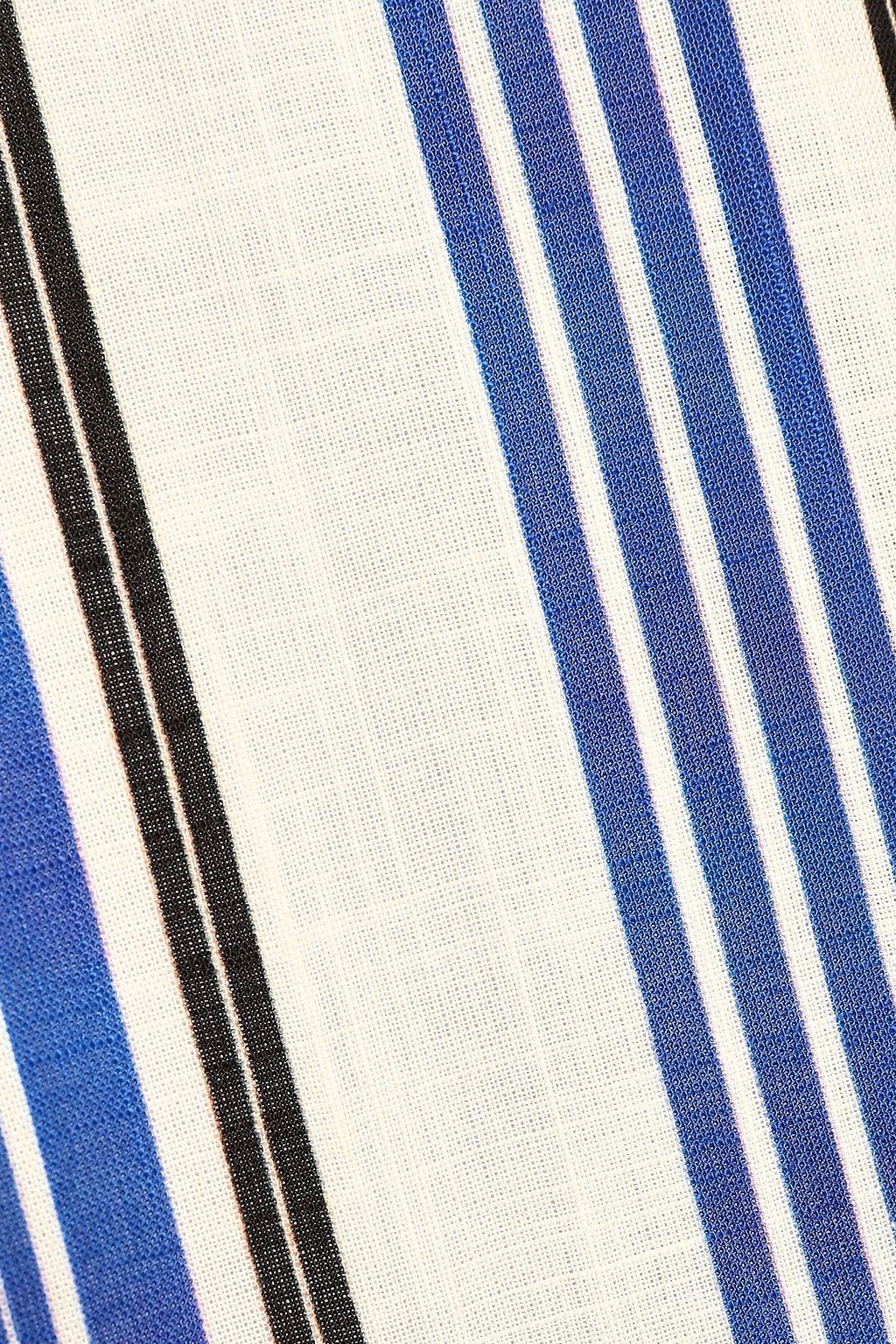 DOLCE&GABBANA Striped woven mini dress
