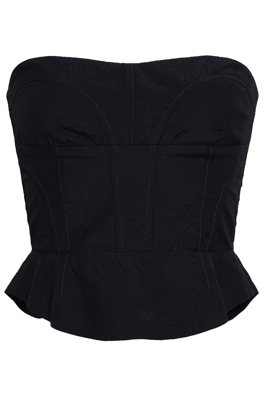 narciso rodriguez wool bustier dress