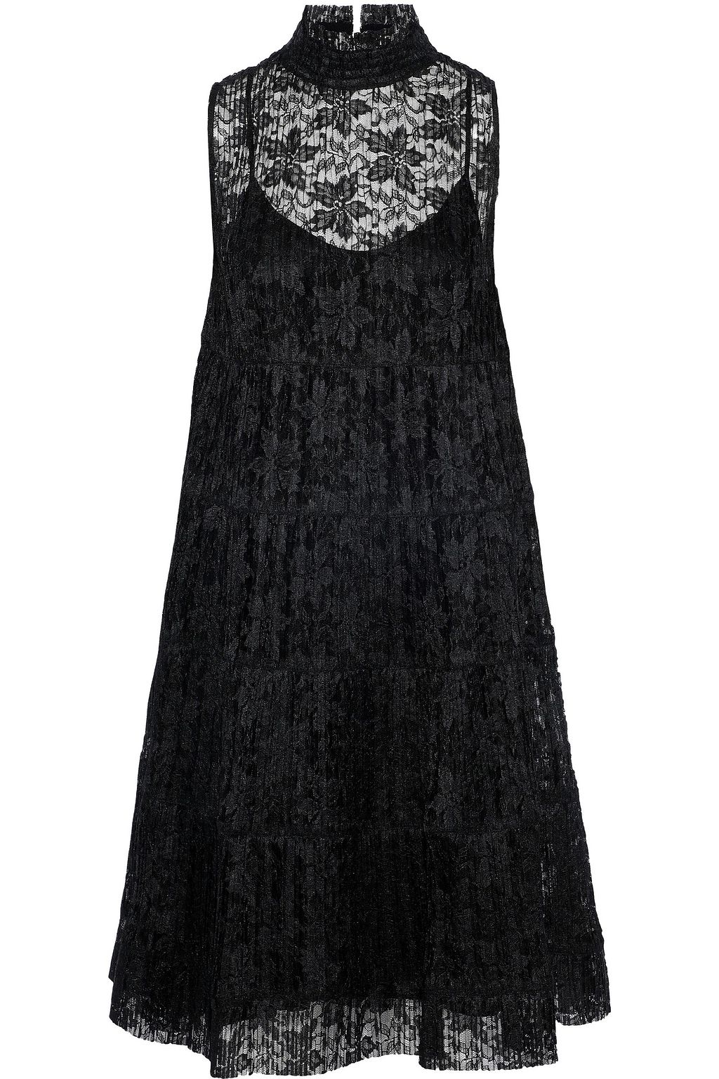 lace turtleneck dress