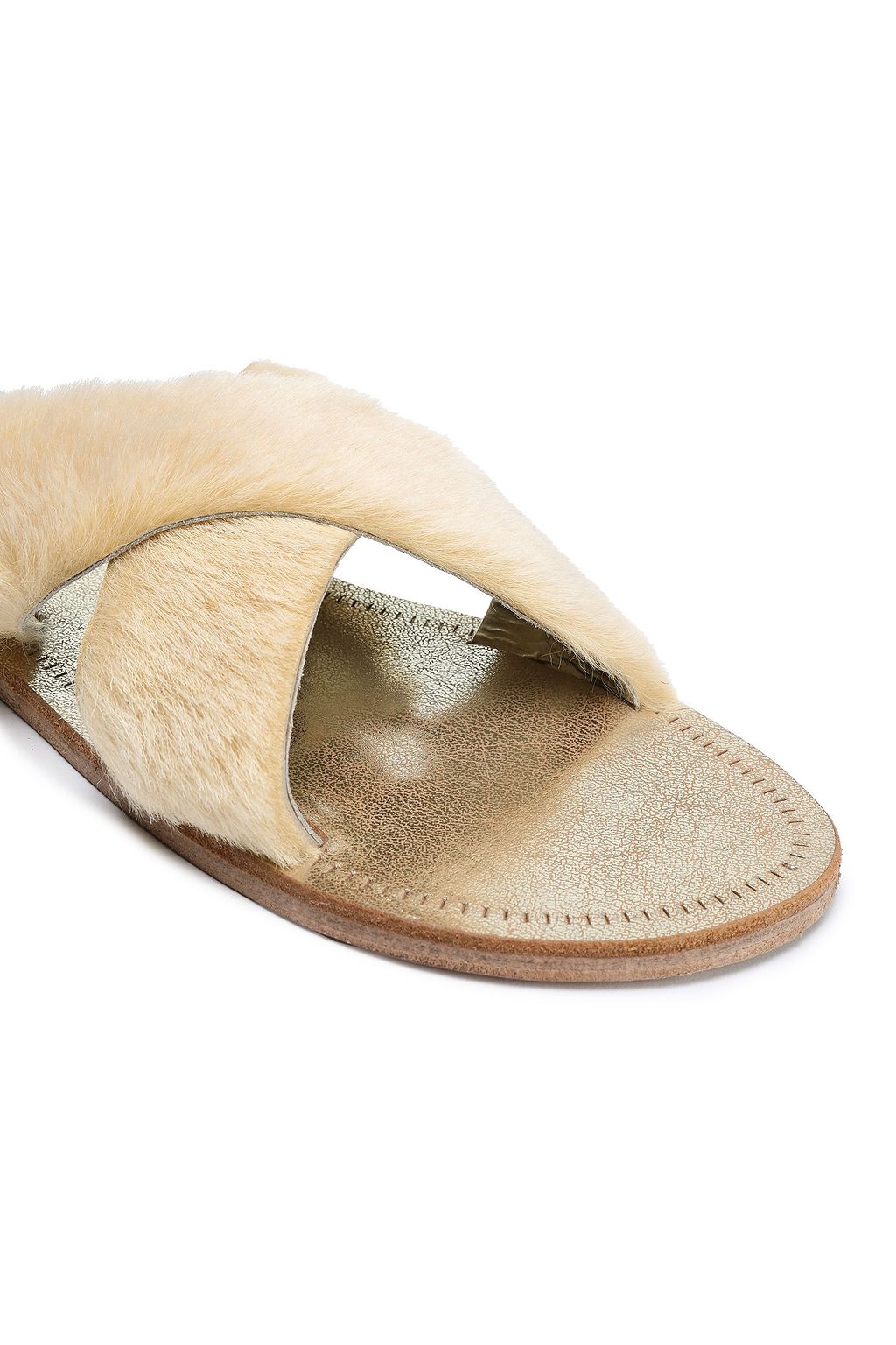 FIGUE Cupid shearling sandals