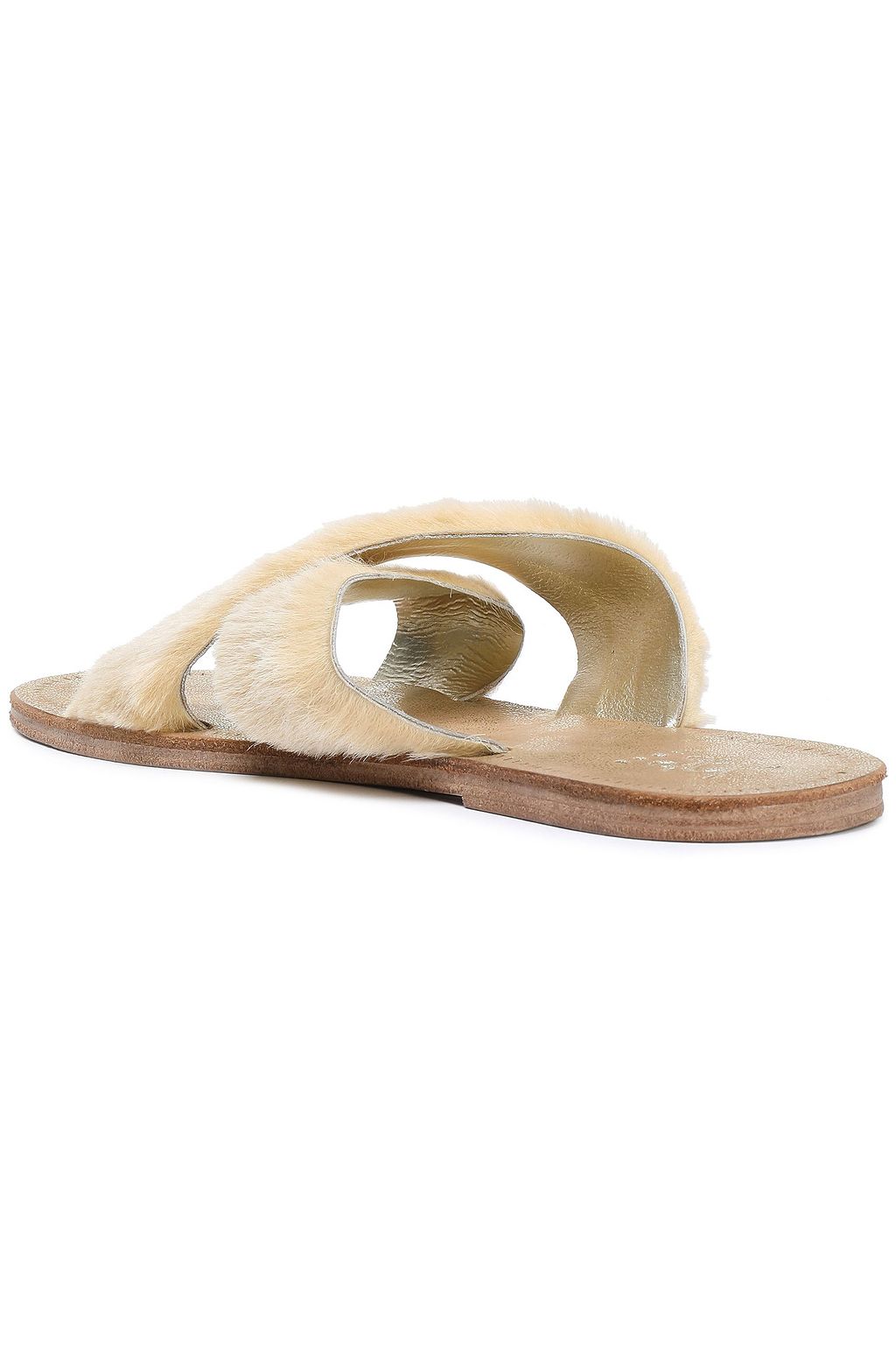 FIGUE Cupid shearling sandals