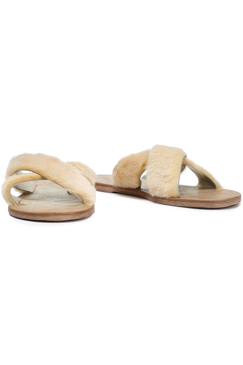 FIGUE Cupid shearling sandals