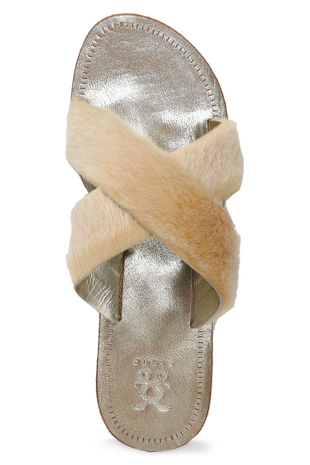FIGUE Cupid shearling sandals