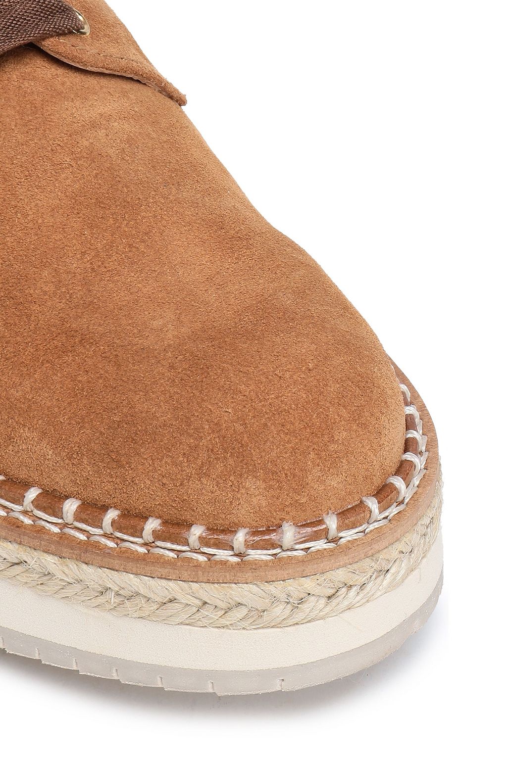 CASTAÑER Lace-up suede brogues