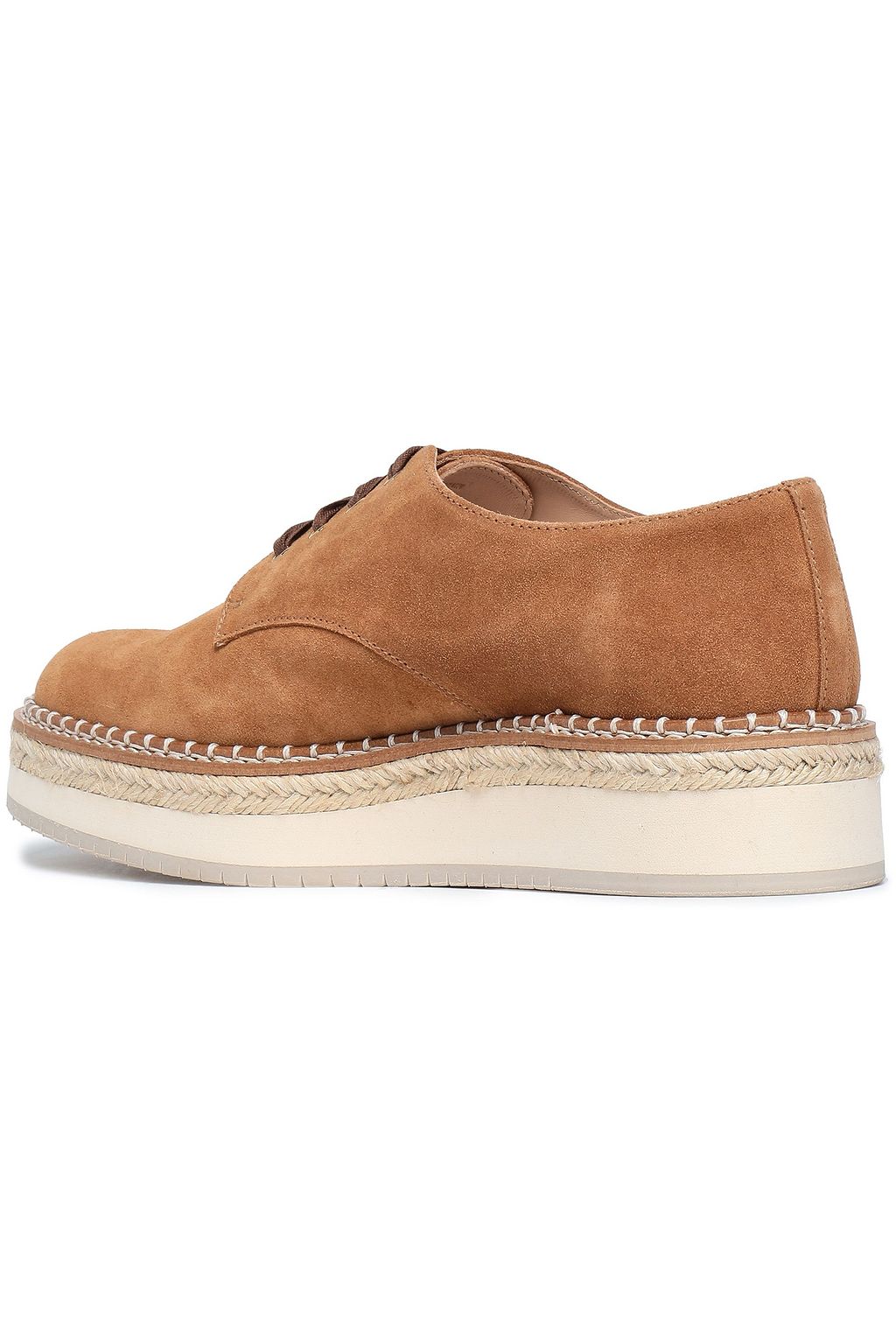 CASTAÑER Lace-up suede brogues