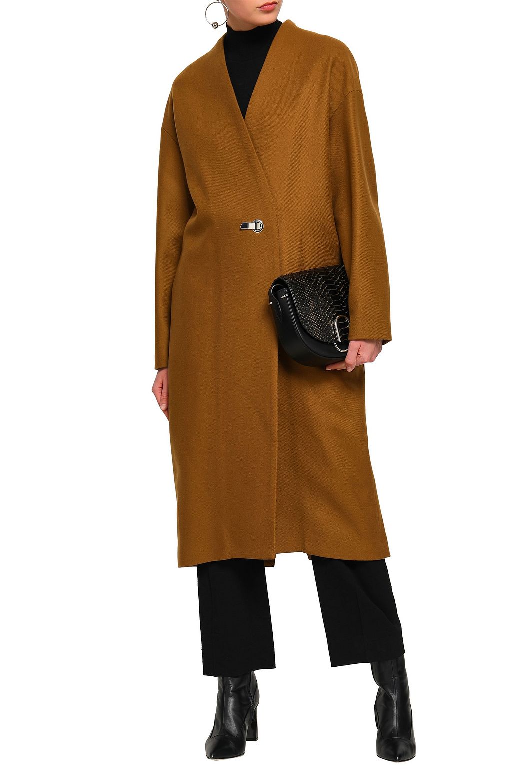 CHALAYAN Wool-blend felt coat