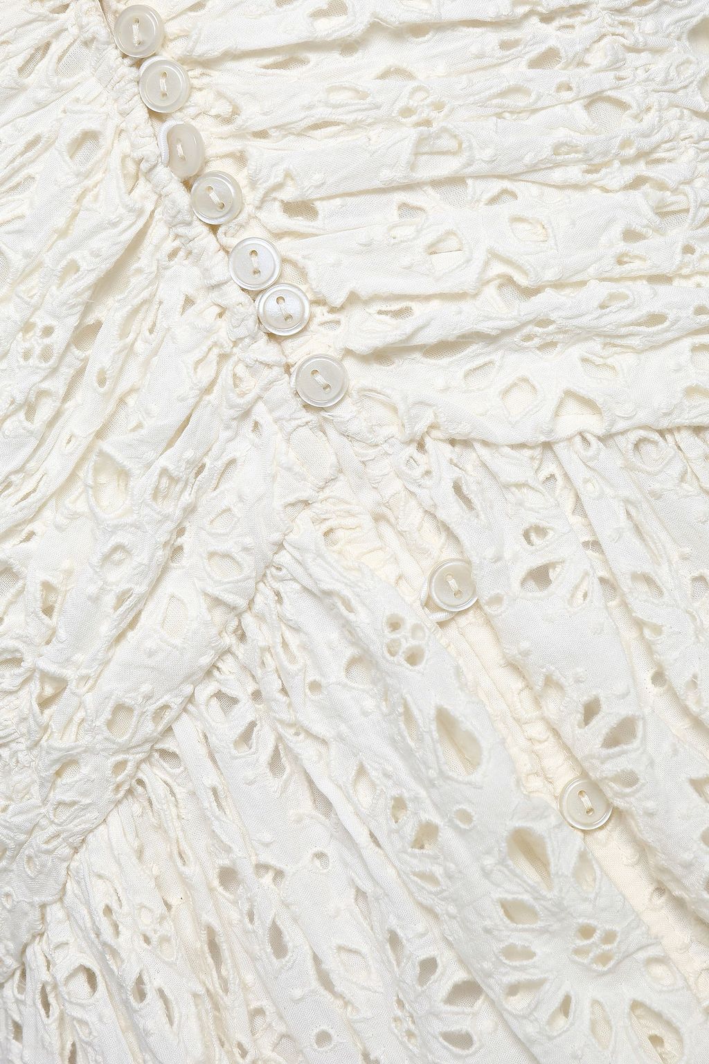 LOVE SAM Broderie anglaise cotton midi dress