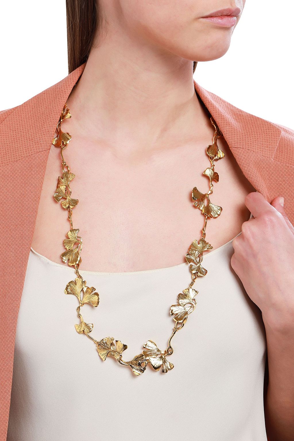 AURÉLIE BIDERMANN 18-karat gold-plated necklace