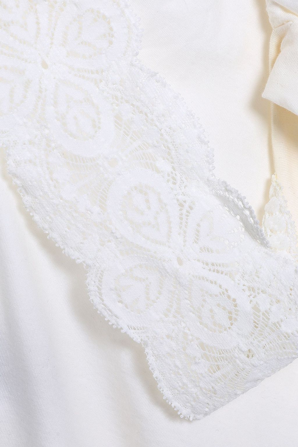COSABELLA Sonia lace-trimmed stretch-cotton bodysuit
