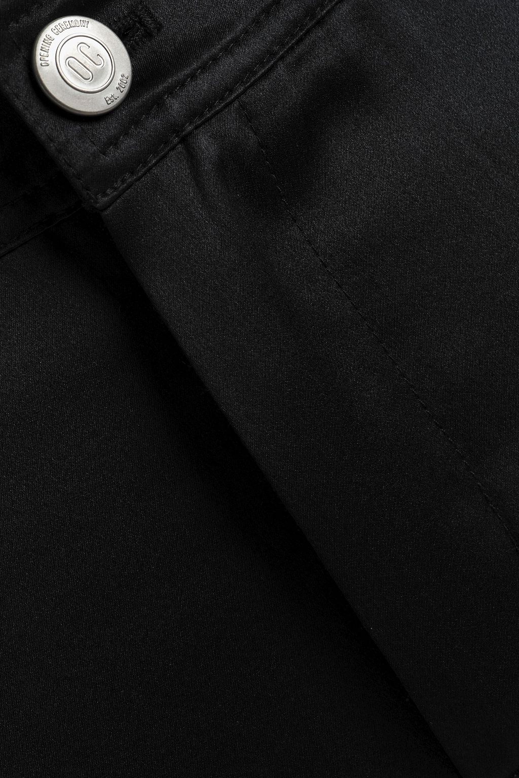 OPENING CEREMONY Cropped silk-satin straight-leg pants