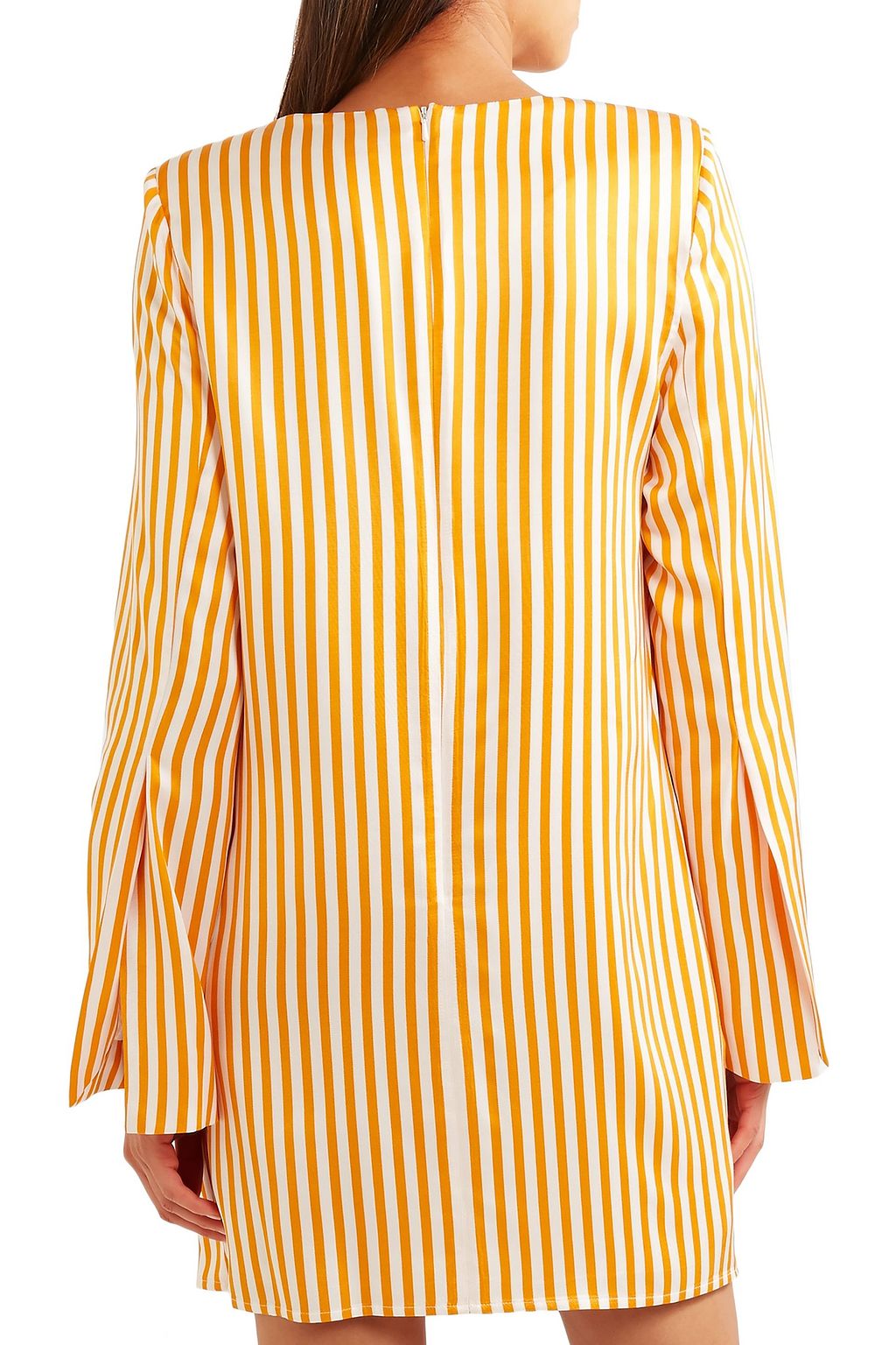 MAGGIE MARILYN Striped twill mini dress