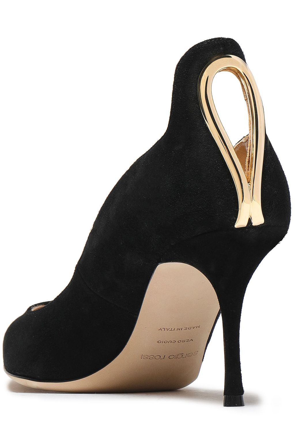 SERGIO ROSSI Blink cutout suede pumps