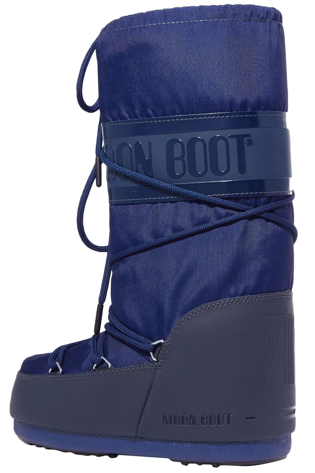 MOON BOOT Shell-piqué and rubber snow boots