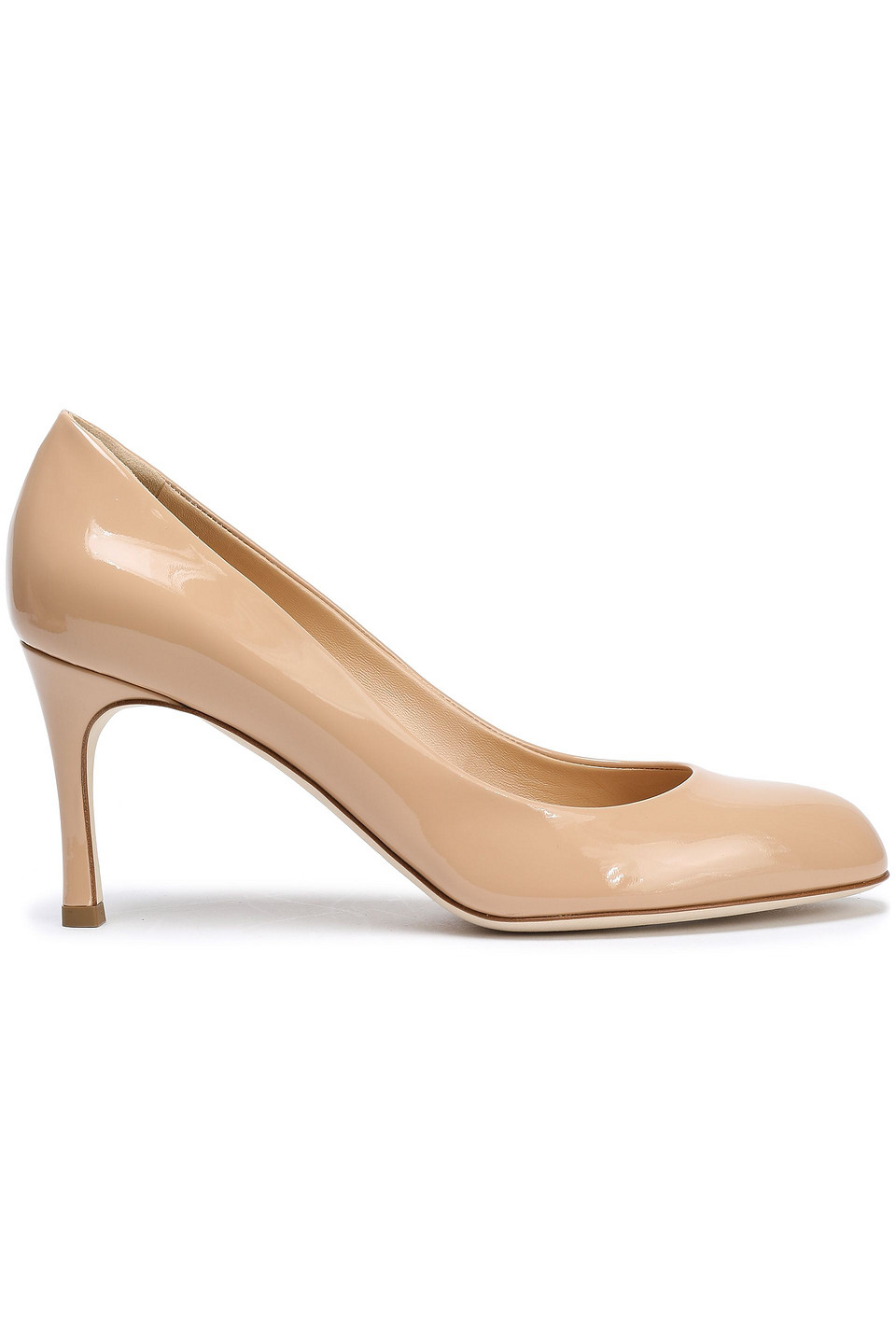 Patent-leather pumps