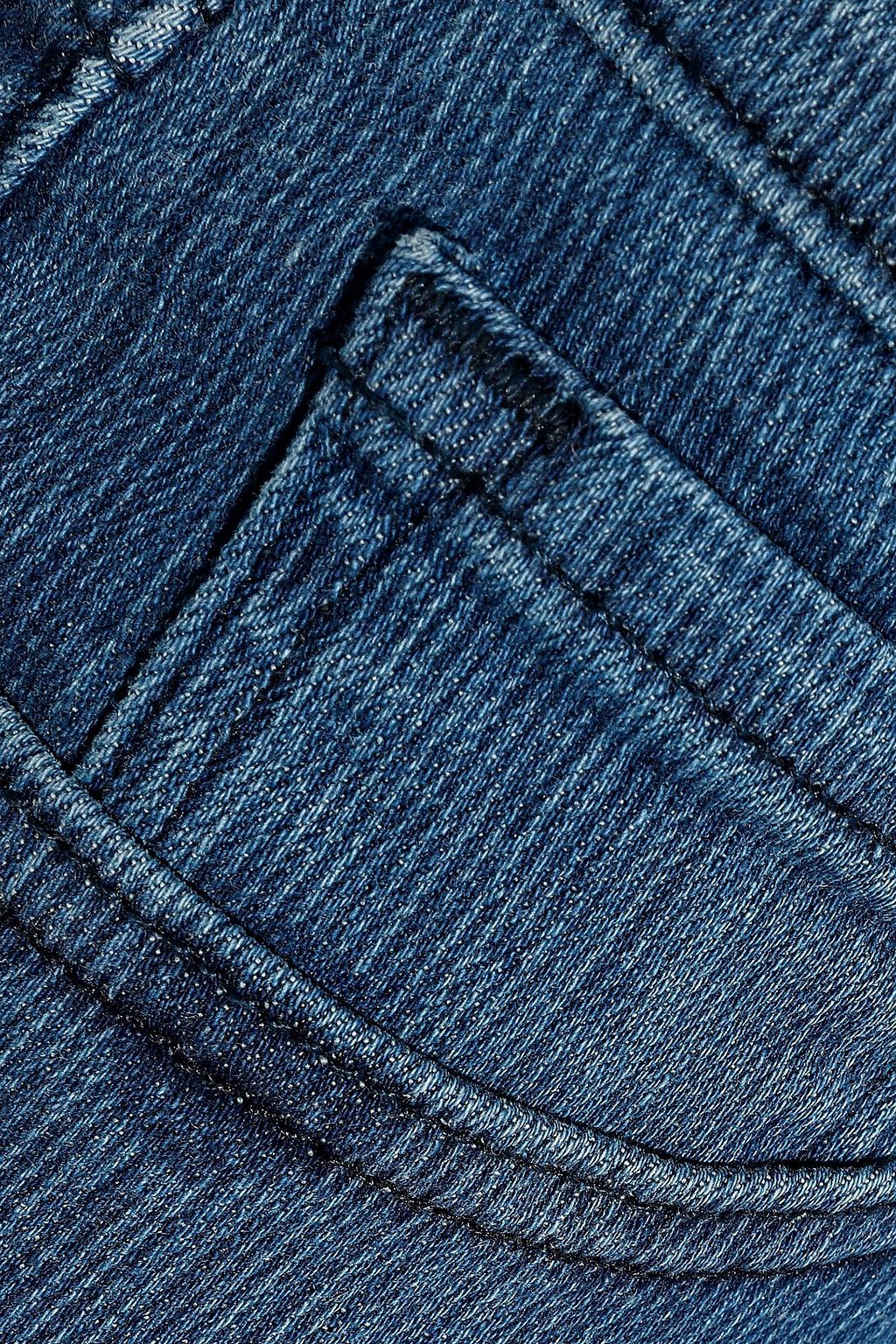J BRAND Lyla polka-dot denim mini skirt