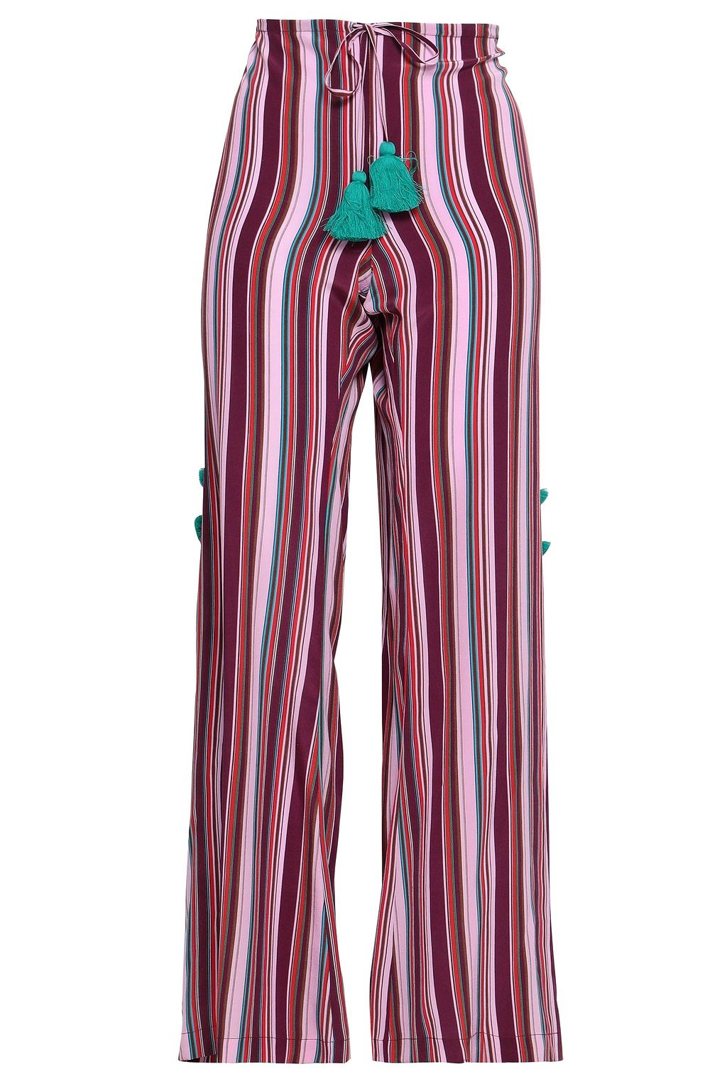 striped purple pants