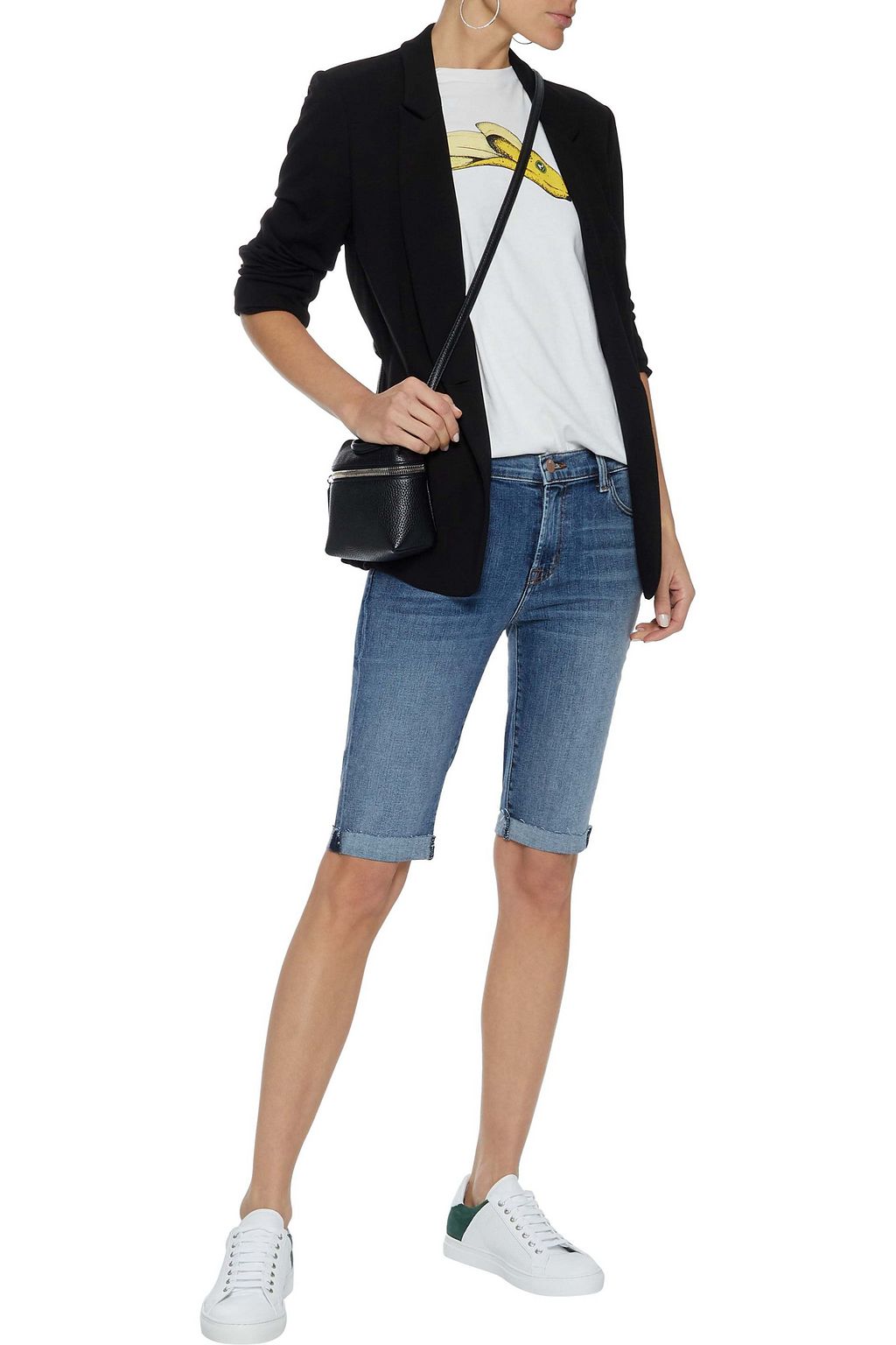 J BRAND 811 faded denim shorts