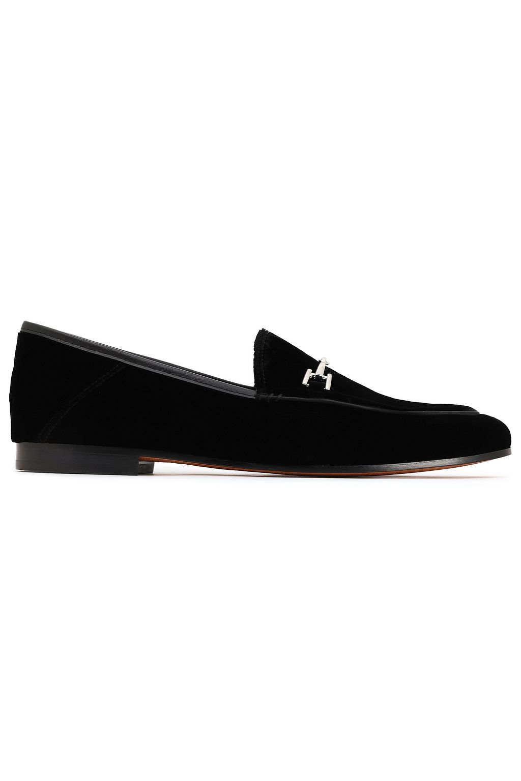 designer velvet loafers