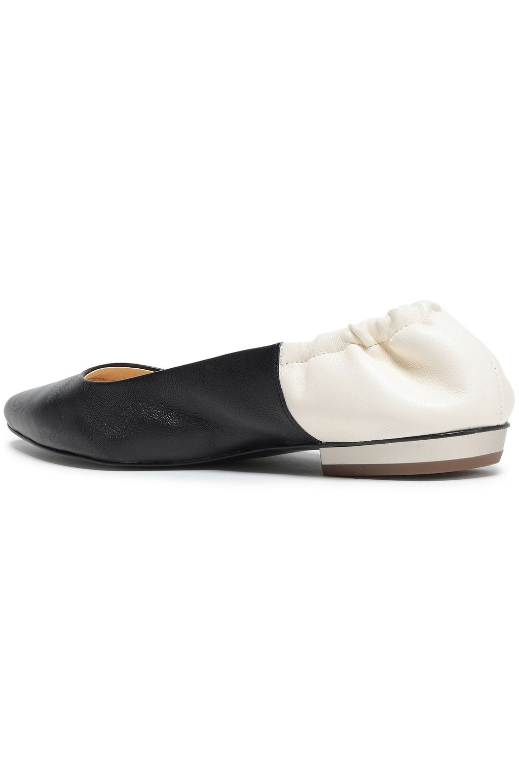 JIL SANDER NAVY Leather point-toe flats