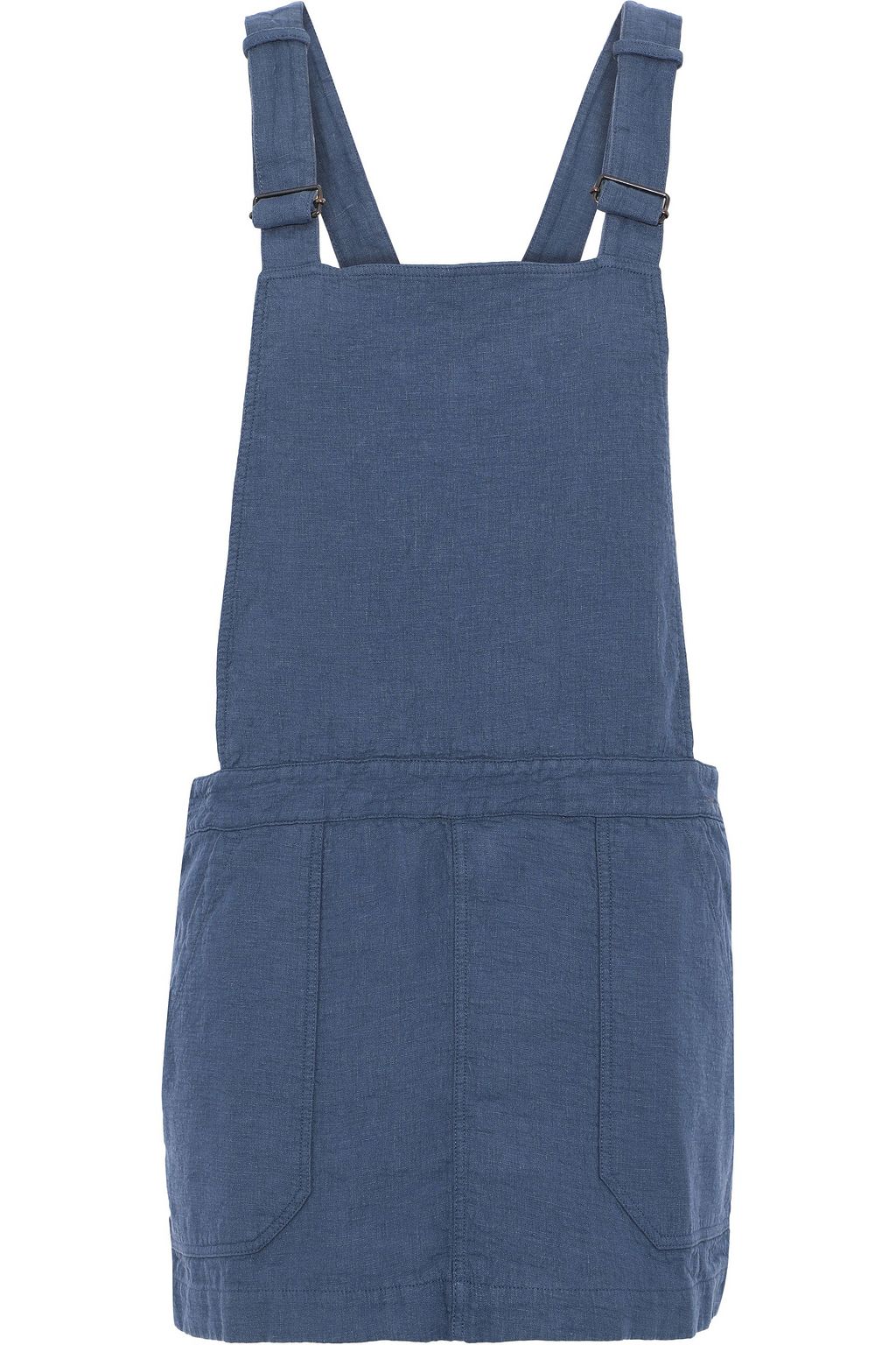 cobalt blue linen dress