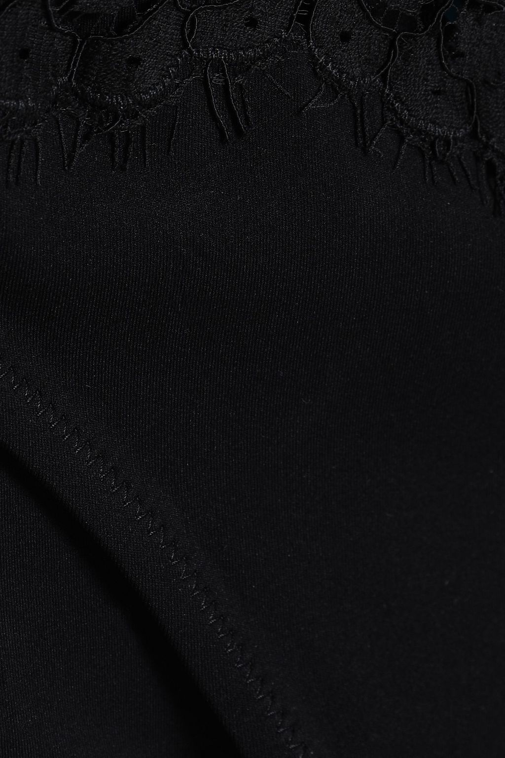 I.D. SARRIERI Lace-trimmed low-rise bikini briefs