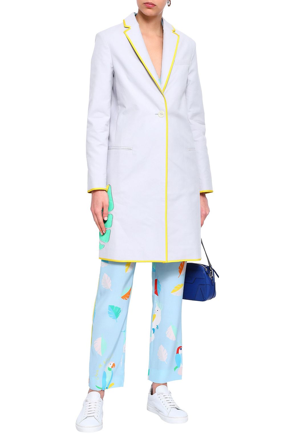 MIRA MIKATI Embroidered cotton jacket