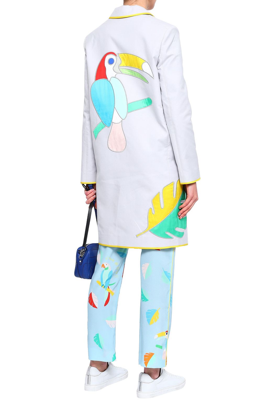 MIRA MIKATI Embroidered cotton jacket