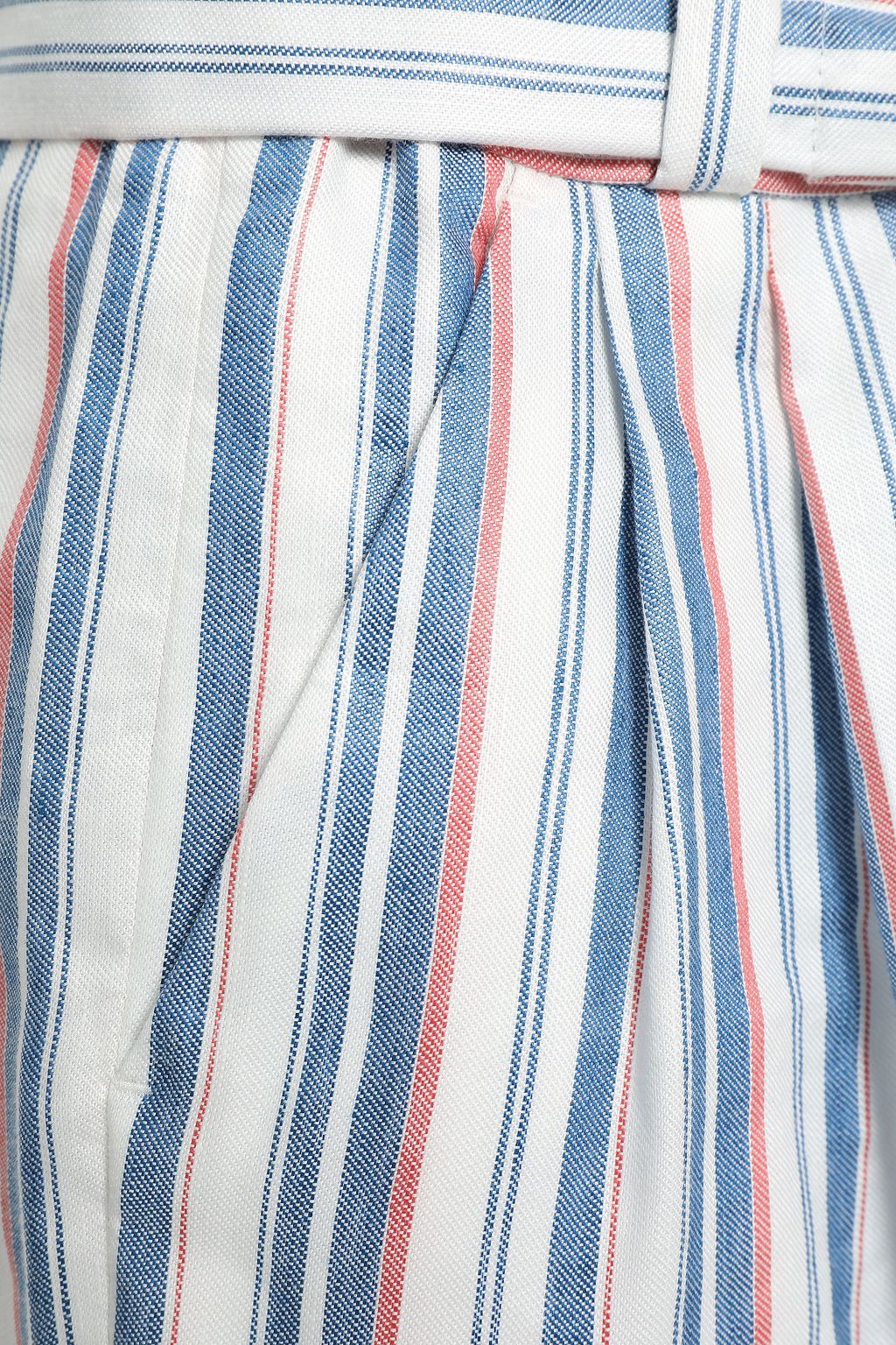 CLAUDIE PIERLOT Pohana striped twill flared pants