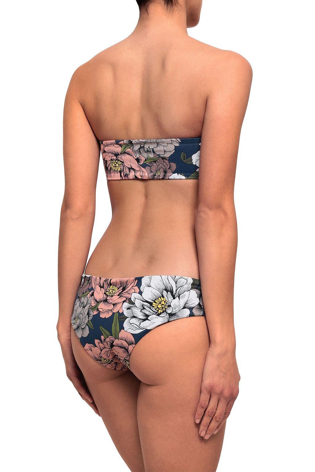 TORI PRAVER SWIMWEAR Floral-print low-rise bikini briefs