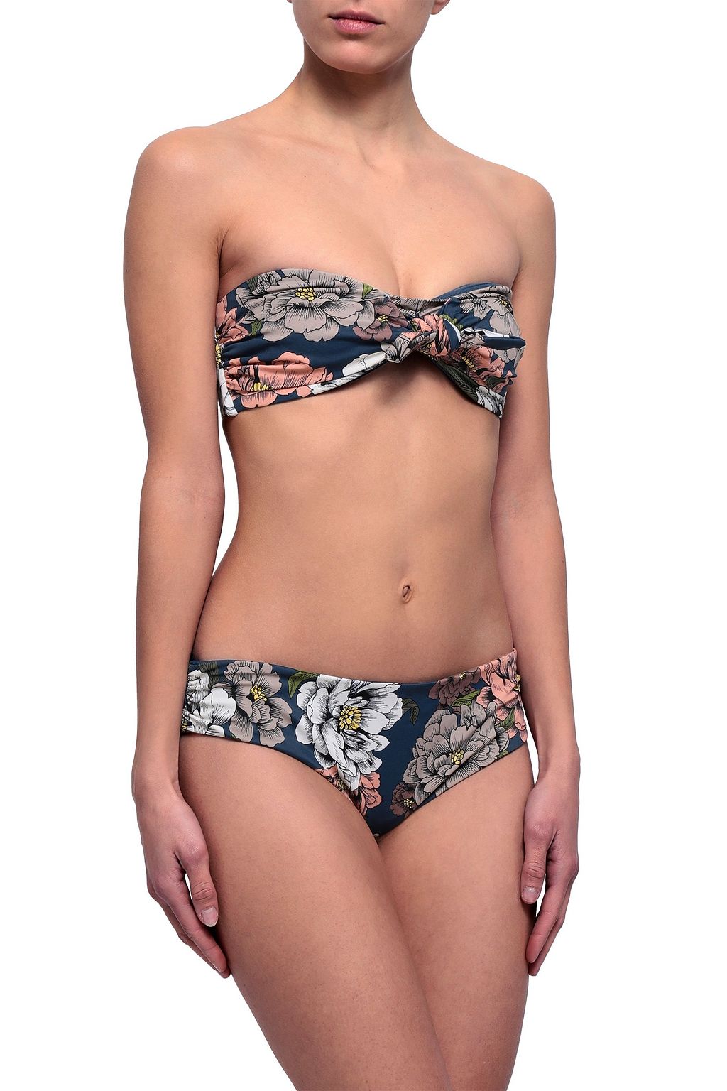 TORI PRAVER SWIMWEAR Floral-print low-rise bikini briefs