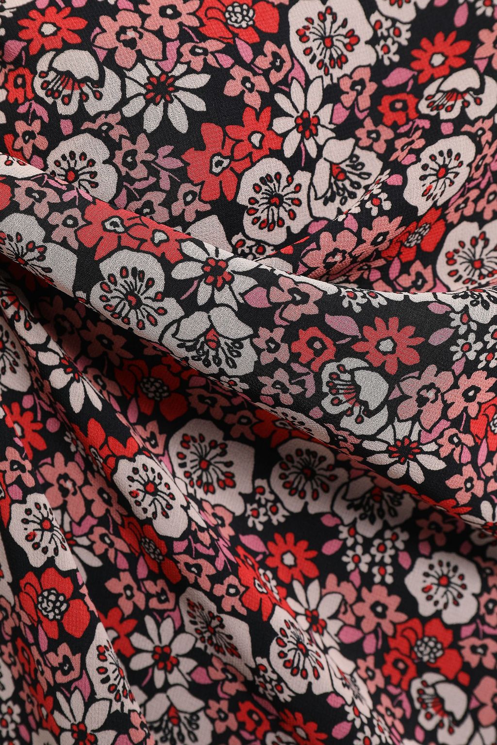 CLAUDIE PIERLOT Floral-print georgette mini dress