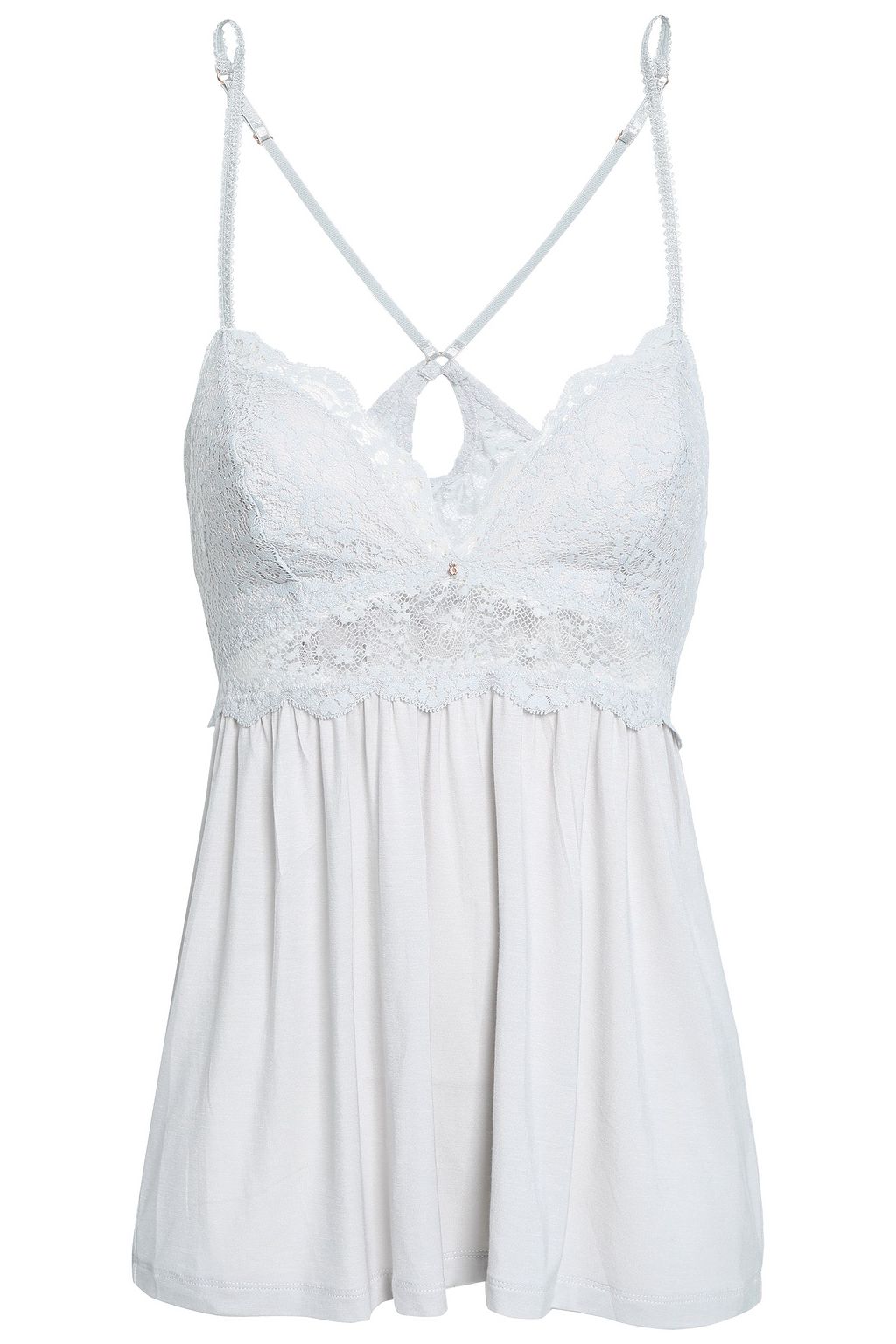 light gray camisole