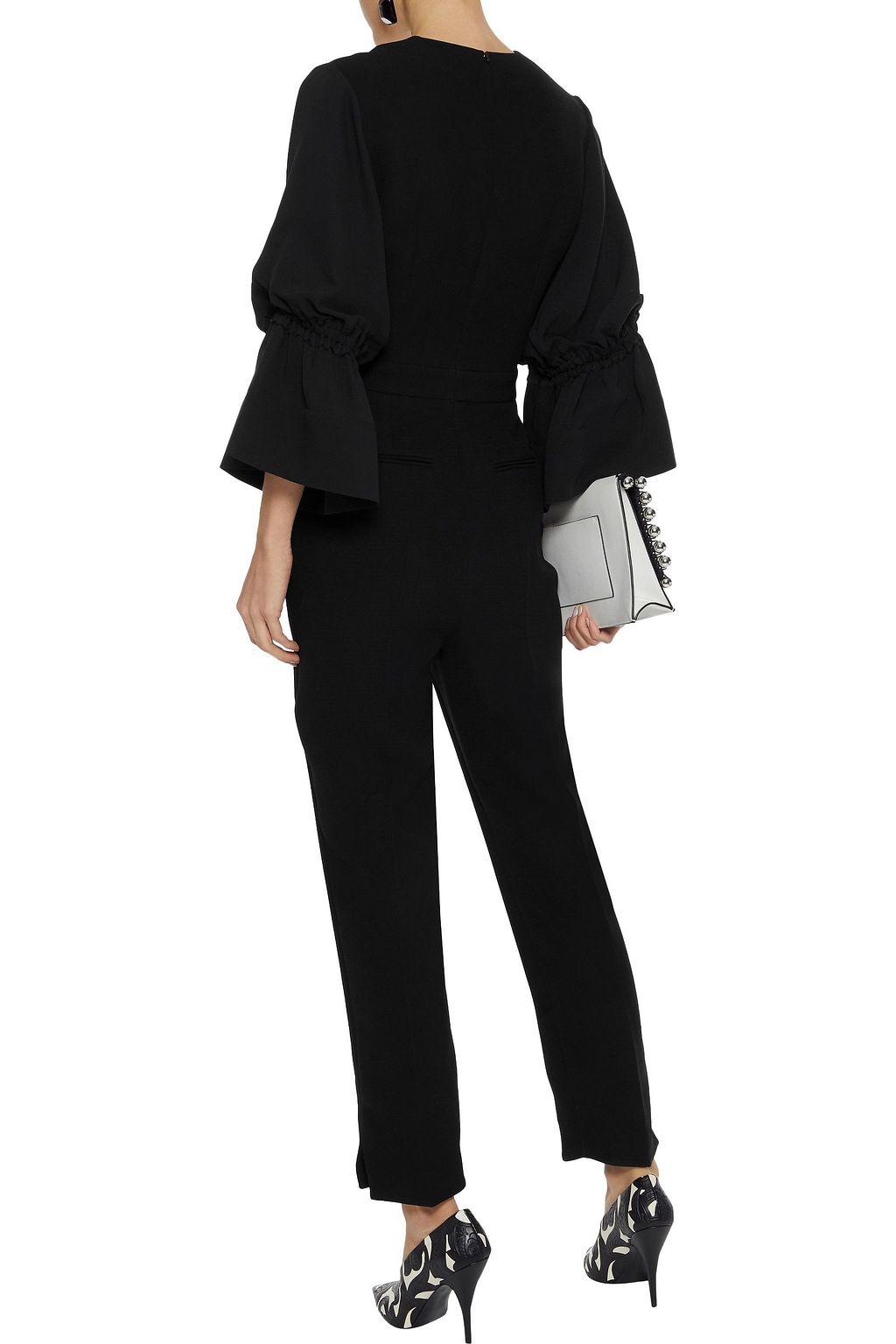 ROKSANDA Margot fluted crepe jumpsuit