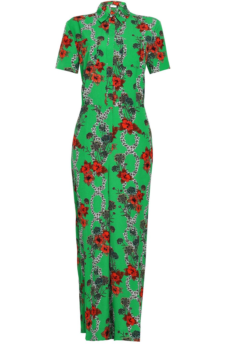 sandro green jumpsuit