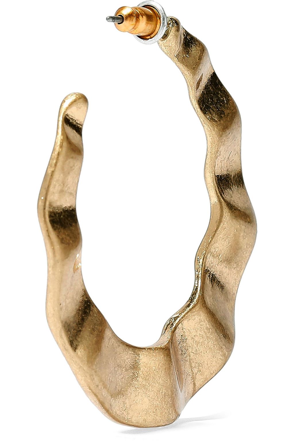 KENNETH JAY LANE Gold-tone hoop earrings