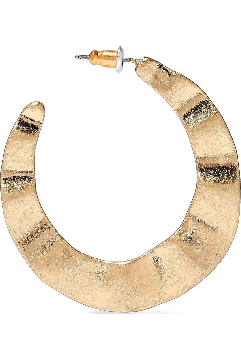KENNETH JAY LANE Gold-tone hoop earrings