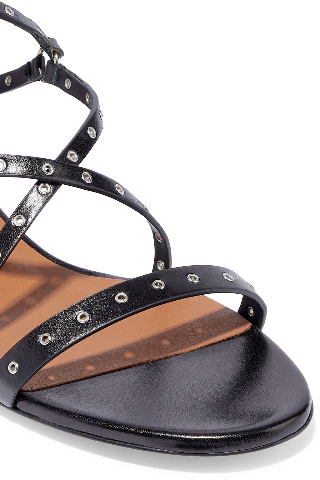 VALENTINO GARAVANI Embellished leather sandals